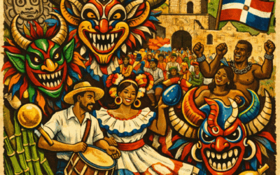 Dominican Carnival Explained: History, Masks, Diablos Cojuelos, and Cultural Meaning