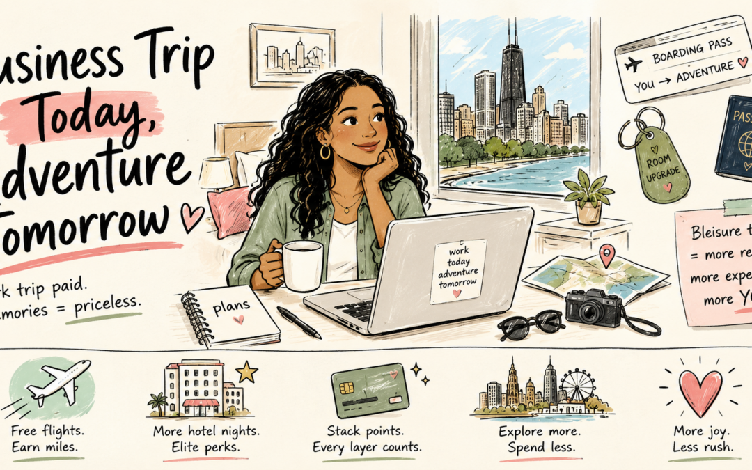 Bleisure Travel 101: How to Turn Work Trips Into Vacations While Maximizing Points, Miles, and Rewards