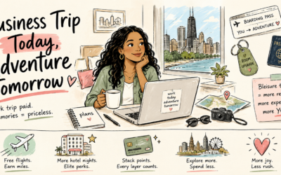 Bleisure Travel 101: How to Turn Work Trips Into Vacations While Maximizing Points, Miles, and Rewards