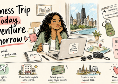 Bleisure Travel 101: How to Turn Work Trips Into Vacations While Maximizing Points, Miles, and Rewards