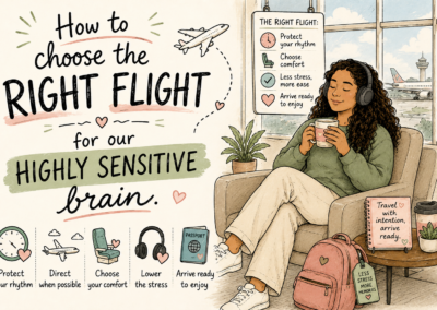 How to Choose the Right Flight for Your Neurodivergent, Highly Sensitive, or Anxious Brain