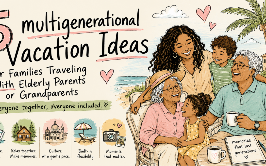 Five Multigenerational Vacation Ideas for Families Traveling With Elderly Parents or Grandparents